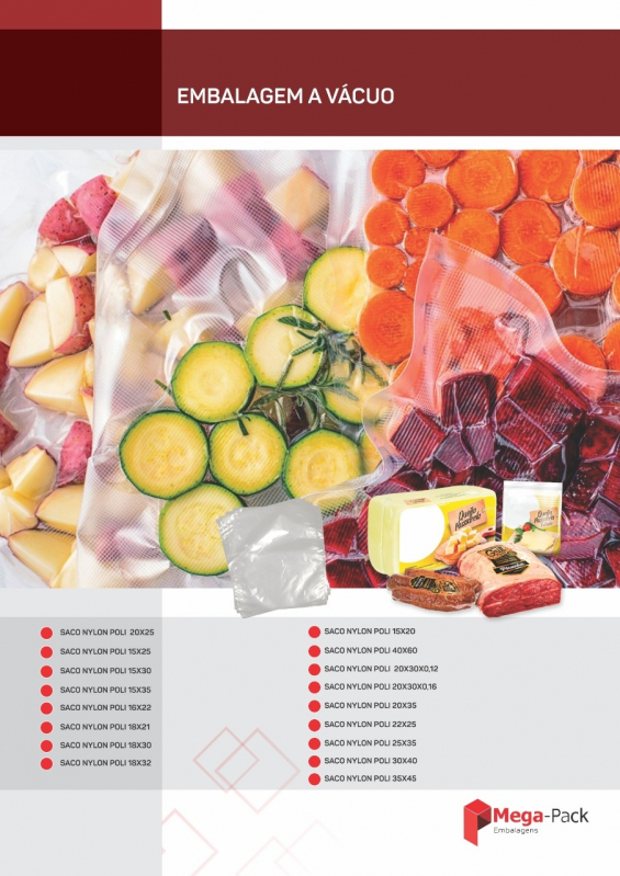 Saco Plástico para Embalar Alimentos a Vácuo Atacado Trancoso - Saco Plástico a Vácuo de Alimentos